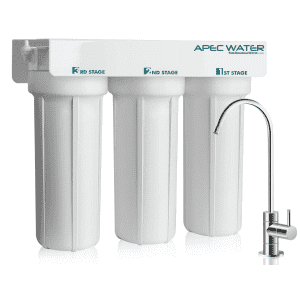 Apec 3-Stage Under Counter Water Filtration System for $140