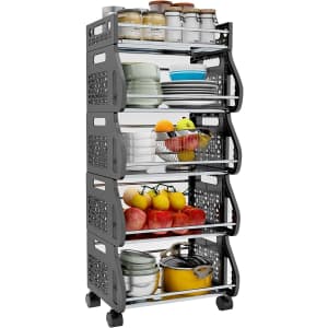 Baboies 5-Tier Storage Cart for $40