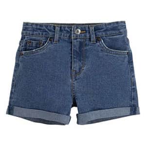 Levi's Girls' Big High Rise Denim Shorty Short, Strummer, 12 for $14 Levi's Girls' Big High Rise Denim Shorty Short, Strummer, 12 for $14