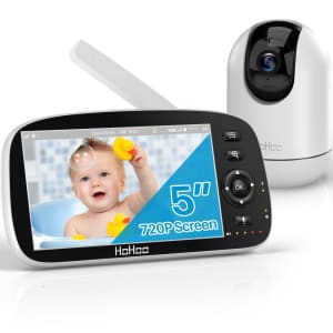 720p Split Screen Baby Monitor for $40
