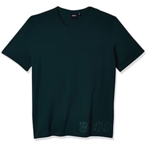 BOSS Men's Identity Crewneck Lounge T-Shirt, Green, XXL for $33