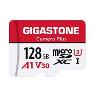 Gigastone 128GB Micro SD Card, Camera Plus, GoPro, Action Camera, Sports Camera, High Speed for $19