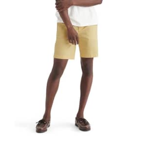 Dockers Men's Ultimate Straight Fit Supreme Flex Shorts (Standard and Big & Tall), (New) Pineapple for $17