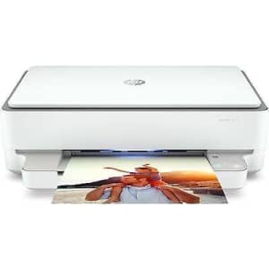 HP Envy 6055e WiFi AIO Color Inkjet Printer w/ 3 Months Instant Ink for $80