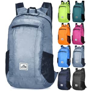 18L Packable Waterproof Hiking Backpack for $12