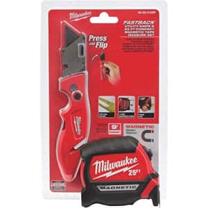 Milwaukee 48-22-0125F Tape Measure & Utility Knife Combo Tool Set for $70