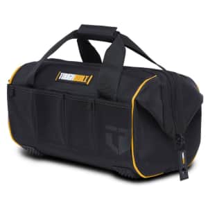 Toughbuilt Massive Mouth 16" Zippered Tool Bag for $15 Toughbuilt Massive Mouth 16" Zippered Tool Bag for $15
