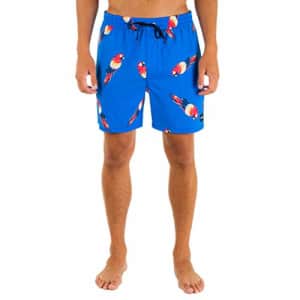 Hurley Men's Printed 17" Volley Board Short, Signal Blue, XX-Large for $57