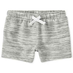 The Children's Place Boys' Baby and Toddler Marled French Terry Shorts, White, 5T for $9 The Children's Place Boys' Baby and Toddler Marled French Terry Shorts, White, 5T for $9