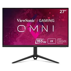 ViewSonic Omni VX2728J-2K 27 Inch Gaming Monitor 1440p 165hz 0.5ms IPS w/FreeSync Premium, Advanced for $200