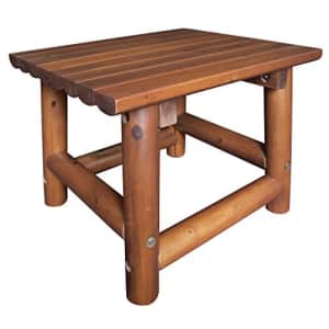 Leigh Country TX 36010 Amberlog End Table Outdoor/Patio Furniture for $108