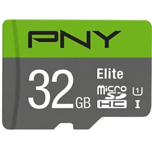 PNY 32GB Elite Class 10 U1 microSDHC Flash Memory Card - 100MB/s Read, Class 10, U1, Full HD, for $10 PNY 32GB Elite Class 10 U1 microSDHC Flash Memory Card - 100MB/s Read, Class 10, U1, Full HD, for $10