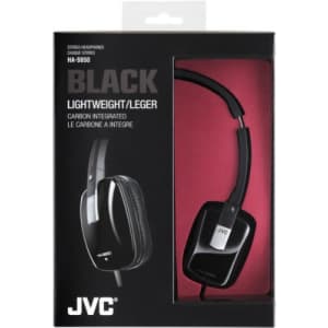 JVC HAS650 Black Series Headphones for $54