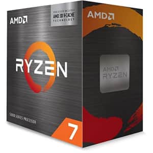 AMD Ryzen 7 5800X3D 8-core, 16-Thread Desktop Processor with AMD 3D V-Cache Technology for $301