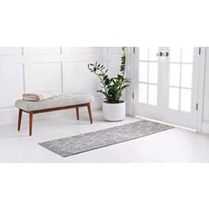 Unique Loom Trellis Frieze Collection Lattice Moroccan Geometric Modern Runner Rug, 2 x 10 ft, for $40 Unique Loom Trellis Frieze Collection Lattice Moroccan Geometric Modern Runner Rug, 2 x 10 ft, for $40