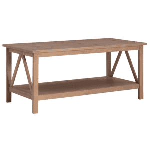 Linon Home Decor Titian 45" Wood Coffee Table for $102 Linon Home Decor Titian 45" Wood Coffee Table for $102