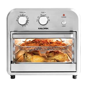 Kalorik 12-Quart Stainless Steel Air Fryer Toaster Oven Combo, Multiple Functions, Rapid Hot Air for $119