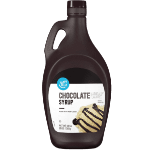 Happy Belly Chocolate Syrup 48-oz. Bottle for $3
