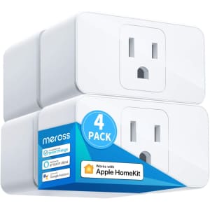 Meross Mini Smart Plug 4-Pack for $33