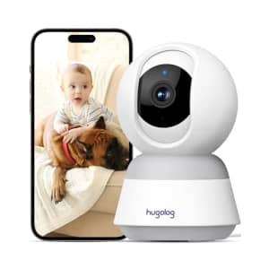 Hugolog 2K 3MP Indoor Security Camera for $25