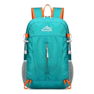 Rogoman Waterproof Nylon Backpack for $9