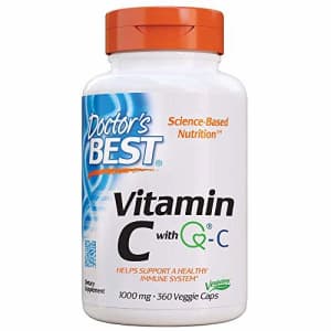 Doctor's Best Vitamin C with Quali-C 1000 mg, Healthy Immune System, 360 Count (Pack of 1) for $34