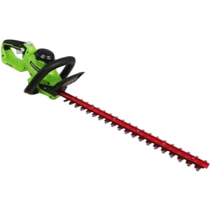 Greenworks 24V 22" Cordless Hedge Trimmer (tool only) for $61