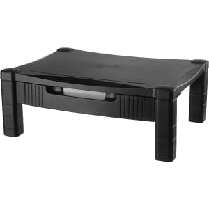 Kantek Height-Adjustable Monitor Stand with Removable Drawer for $21