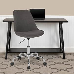 Flash Furniture Aurora Series Mid-Back Dark Gray Fabric Task Office Chair with Pneumatic Lift and for $116