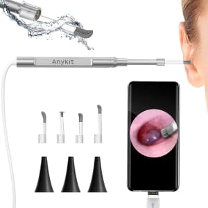 Anykit HD Otoscope Camera w/ Ear Wax Removal Tool for $13