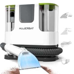 Mujerbay 12Kpa Portable Upholstery Carpet Cleaner for $42 Mujerbay 12Kpa Portable Upholstery Carpet Cleaner for $42