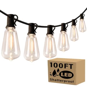 Sucolite 100-Foot LED String Lights for $18