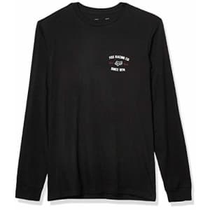 Fox Head Men's Longsleeve T-Shirt, black, S for $30