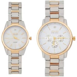 iTouch His & Hers Bracelet Watch Set for $35