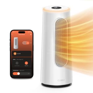 Clevast Smart Ceramic Space Heater for $19