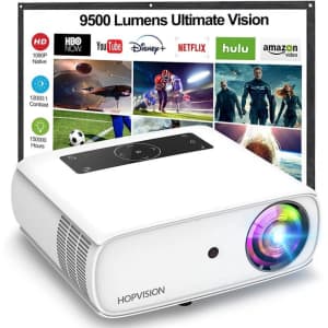 Hopvision 1080p Projector for $170