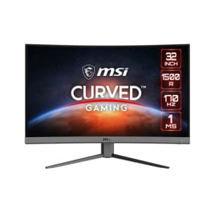MSI G32C4 E2 31.5 FHD Curved Gaming PC Display - 1500R VA Panel, 1920x1080, 170Hz/1ms, 16:9, for $310 MSI G32C4 E2 31.5 FHD Curved Gaming PC Display - 1500R VA Panel, 1920x1080, 170Hz/1ms, 16:9, for $310