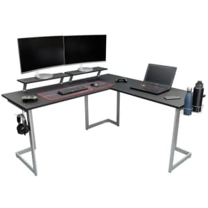Techni Sport Warrior L-Shaped Gaming Desk for $206...or less Techni Sport Warrior L-Shaped Gaming Desk for $206...or less
