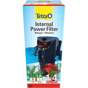 Tetra Whisper 4-Gallon Aquarium Internal Power Filter for $11