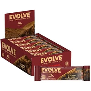 Evolve Plant Based Protein Bar, 10g Vegan Protein, Dairy Free, No Artificial Flavors, Non-GMO for $20