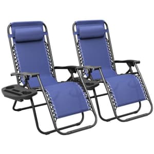 Lacoo Zero Gravity Outdoor Chair 2-Pack for $67