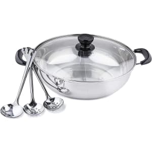 Tayama 4-Quart Stainless Steel Shabu Hot Pot w/ Divider for $21 Tayama 4-Quart Stainless Steel Shabu Hot Pot w/ Divider for $21
