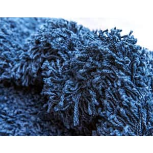 Unique Loom Solo Solid Shag Collection Modern Plush Navy Blue Area Rug (8' 0 x 10' 0) for $104 Unique Loom Solo Solid Shag Collection Modern Plush Navy Blue Area Rug (8' 0 x 10' 0) for $104