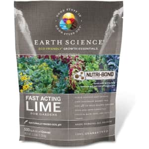 Earth Science Fast-Acting Lime 2.5-lb. Bag for $7 Earth Science Fast-Acting Lime 2.5-lb. Bag for $7
