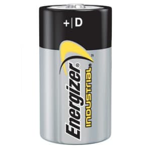 Energizer Batteries EN95 D Size Industrial Alkaline Battery - Made in USA "2018" Date for $8