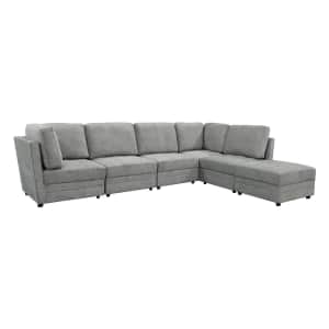 Abbyson Living Rory 6-Piece Modular Sectional Sofa for $999 for members