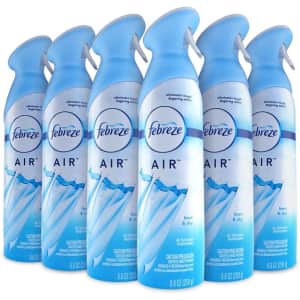 Febreze Air Freshener and Odor Spray 6-Pack for $14 via Sub & Save Febreze Air Freshener and Odor Spray 6-Pack for $14 via Sub & Save