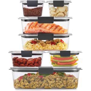 Rubbermaid Brilliance 14-Piece Food Storage Container Set for $30