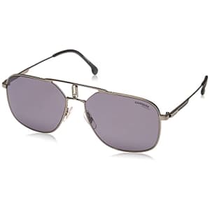 Carrera 1024/S Rectangular Sunglasses, Dark Ruthenium/Gray, 59mm, 17mm for $44