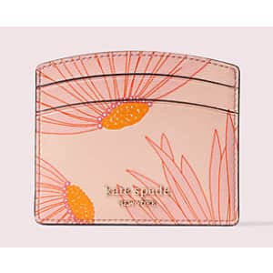 Kate Spade Spencer Falling Flower Cardholder for $21 Kate Spade Spencer Falling Flower Cardholder for $21
